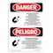 Signmission Sign, 10" H, 7" W, Rigid Plastic, Restricted Access Strong Magnetic Field, Span, VS-1691 OS-DS-P-710-VS-1691 - alternate 1